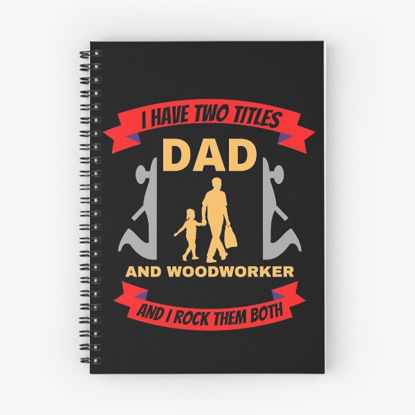Item preview, Two Titles Dad And Woodworker -  Woodworking Carpentry Fun Graphic - Fun Woodworking Gifts  designed and sold by WoodWorkingInc.