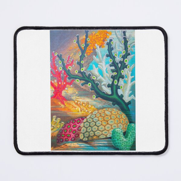 Item preview, Vintage Coral Reef Underwater Scene Illustration designed and sold by vintageprints7.