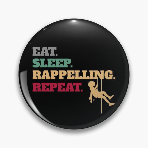 Item preview, Eat Sleep Rappelling Repeat designed and sold by Salvadax.
