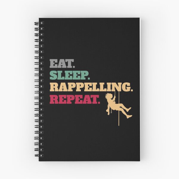 Item preview, Eat Sleep Rappelling Repeat designed and sold by Salvadax.