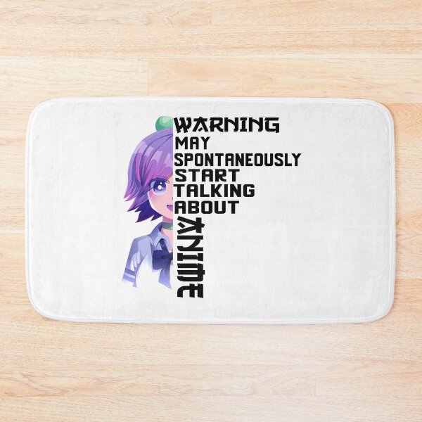 Item preview,  Warning May Spontaneously Talk About Anime Funny Manga Girl _pink illustration designed and sold by ANAS    HO.