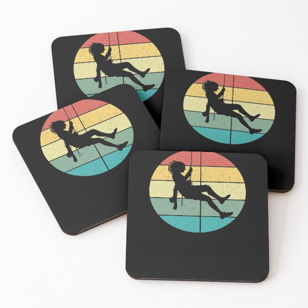 Item preview, Retro Vintage Rappelling Abseiling Canyoners designed and sold by Salvadax.