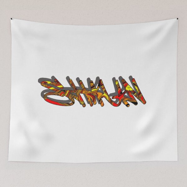 Item preview, SHAUN Urban Street Graffiti Style Name Tag designed and sold by Mash75art.