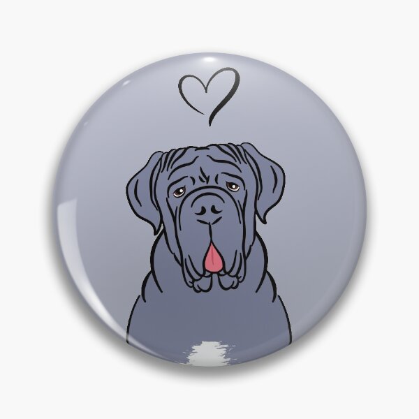 Item preview, LOVE Blue Neapolitan mastiff designed and sold by Lulupainting.