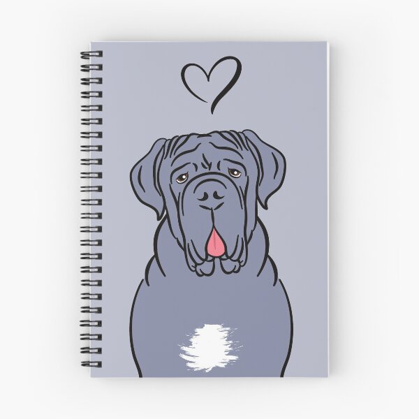 Item preview, LOVE Blue Neapolitan mastiff designed and sold by Lulupainting.