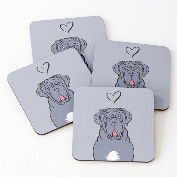 Item preview, LOVE Blue Neapolitan mastiff designed and sold by Lulupainting.