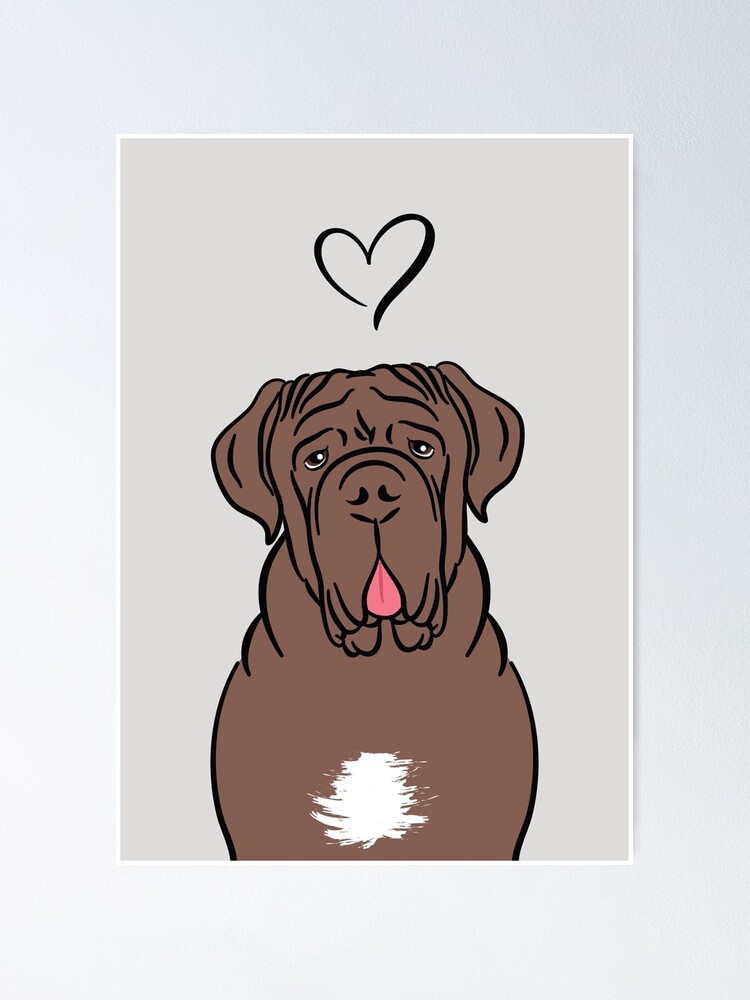 My Dogues De Bordeaux Love Park  T-Shirt