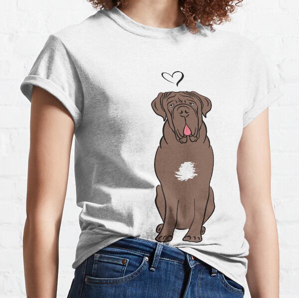 Item preview, LOVE Mahogany Brown Chocolate Neapolitan mastiff designed and sold by Lulupainting.