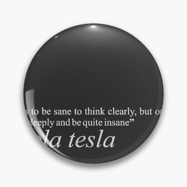 Item preview, nikola tesla quote think designed and sold by Gagad.