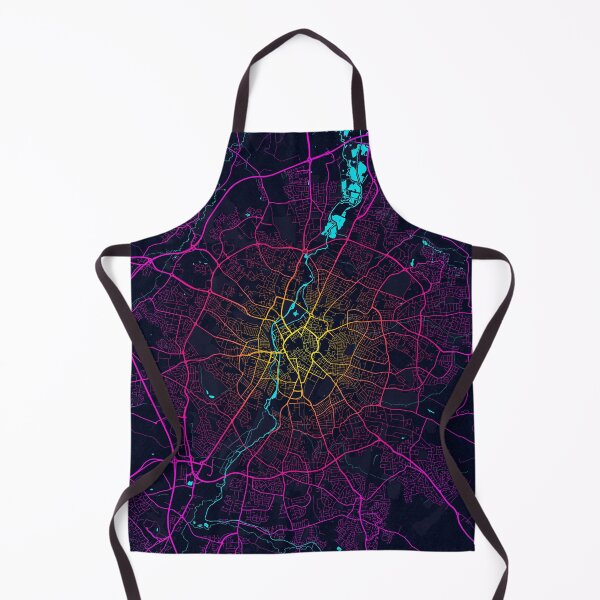 Item preview, Leicester City Map of England - Neon designed and sold by deMAP.