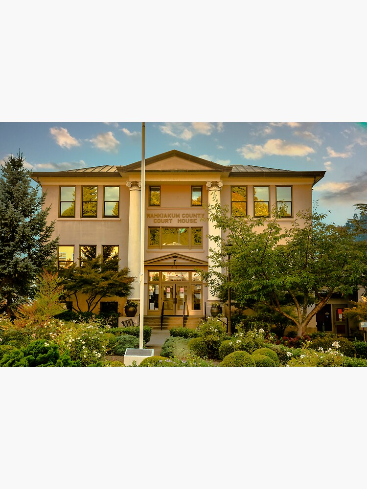 "The Wahkiakum County Court House" Sticker for Sale by mtbearded1
