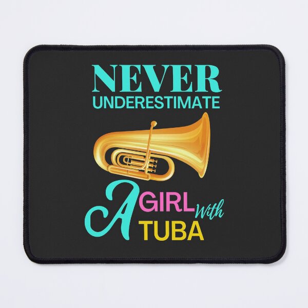 Item preview, Never Underestimate A Girl With A Tuba designed and sold by Benchamart.
