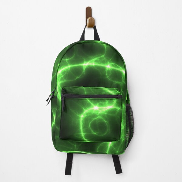 Vista previa del artículo con la obra «Patrón de electricidad relámpago verde II», diseñado y vendido por GarySaik.
