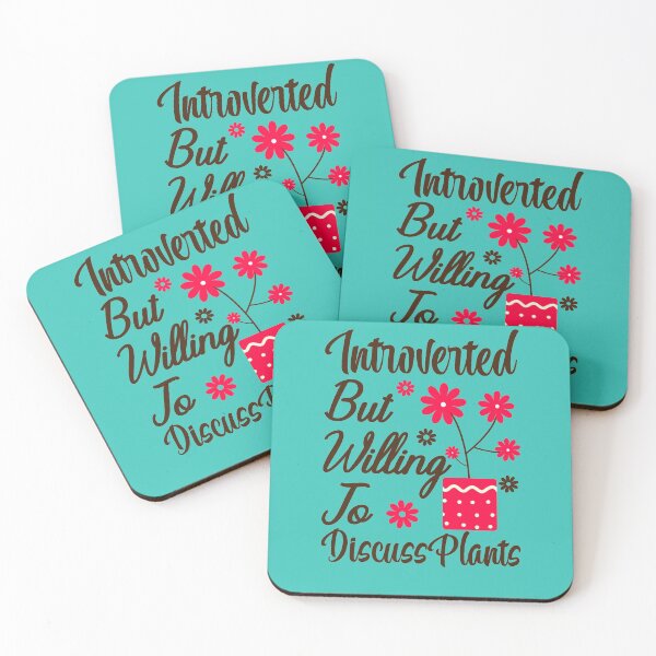 Item preview, Introverted But Willing To Discuss Plants designed and sold by AristoDesigner.