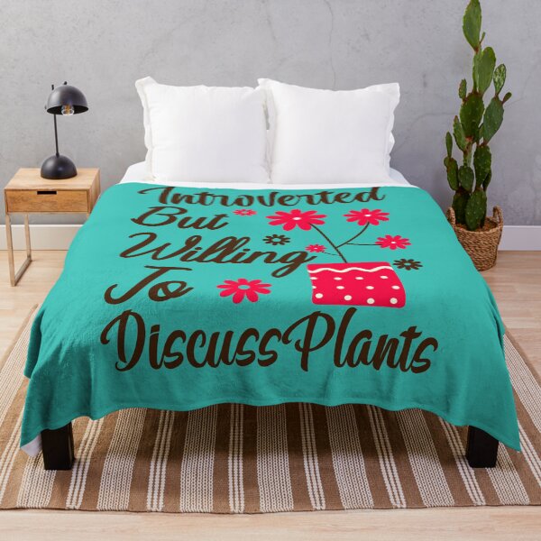 Item preview, Introverted But Willing To Discuss Plants designed and sold by AristoDesigner.
