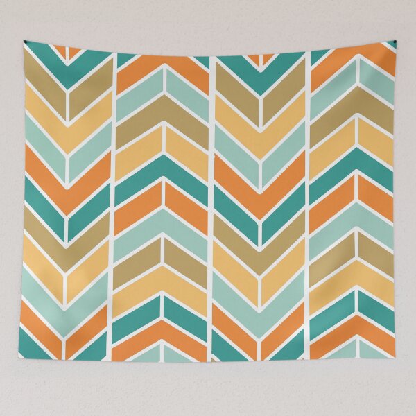 Item preview, Colorful Herringbone Pattern designed and sold by PeachyLitchi.