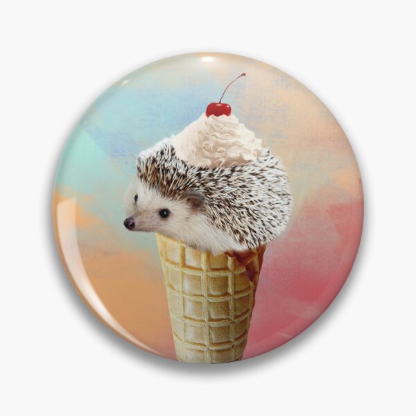 Artikelvorschau, Igel auf Ice Cream Cone Four entworfen und verkauft von Elisabeth Lucas.
