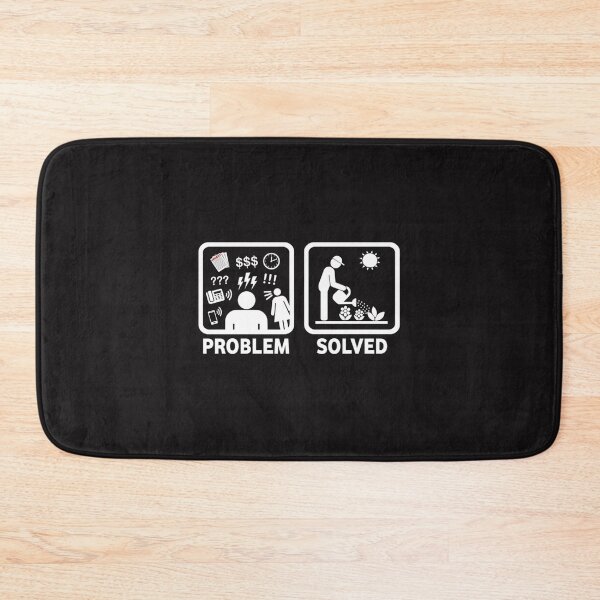 Item preview, Gardening Funny Problem Solved Stickman Shirt Essential designed and sold by Sarlene.