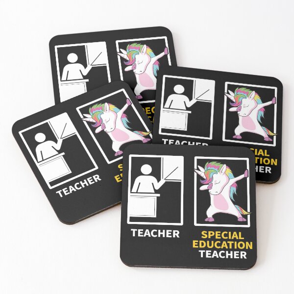 Item preview, Dabbing Unicorn Special Education Teacher designed and sold by designeclipse.