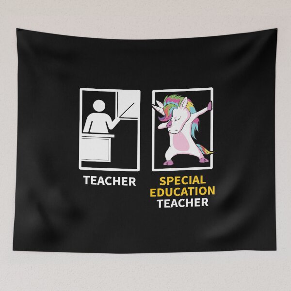 Item preview, Dabbing Unicorn Special Education Teacher designed and sold by designeclipse.