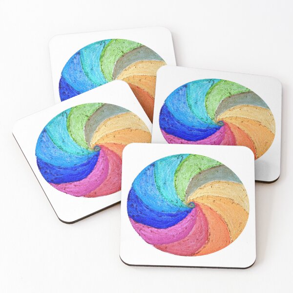 Item preview, Rainbow Swirls Circle designed and sold by margotb70.