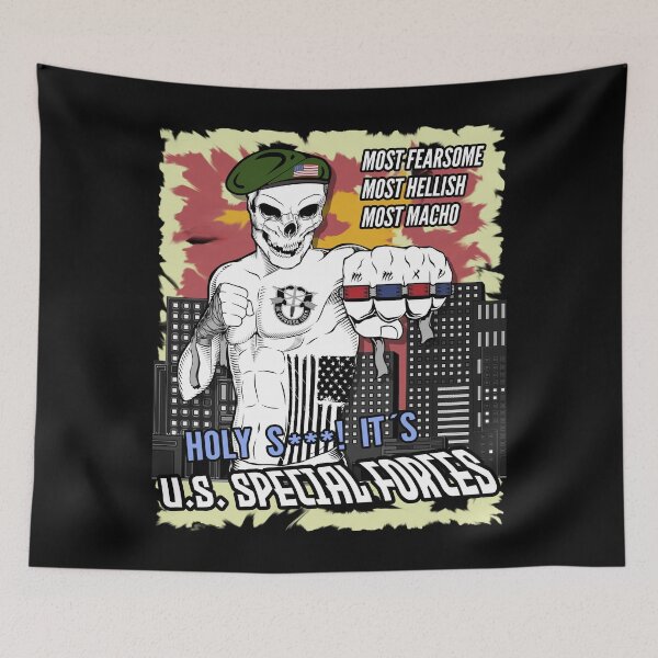 Item preview, US Special Force Skull Defence Force #1407 designed and sold by TheAplus.