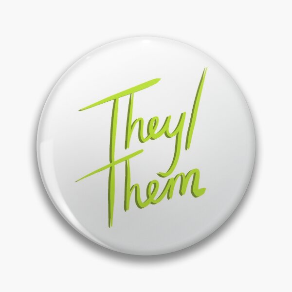 Item preview, They/Them pronouns  designed and sold by aallisond.