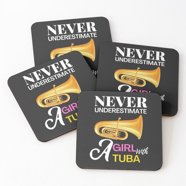 Item preview,  Never Underestimate A Girl With A Tuba, Funny Tuba designed and sold by Benchamart.