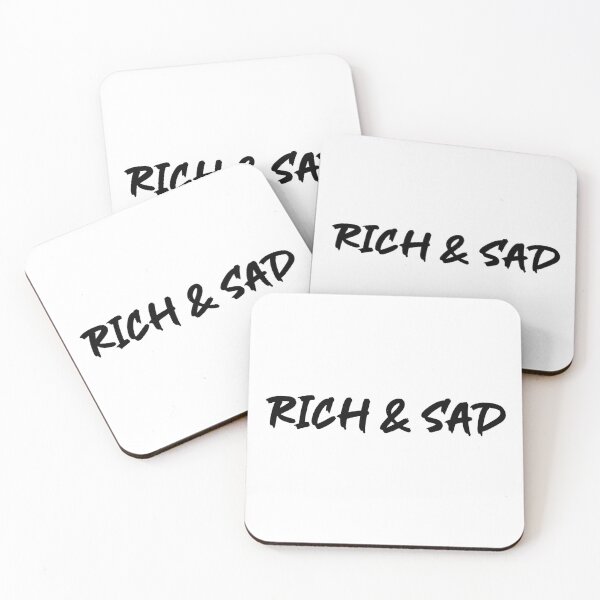 Item preview, Rich & Sad - Post Malone designed and sold by Lyrixout.