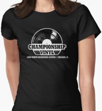 High Fidelity Championship Vinyl Women's Fitted T-Shirt