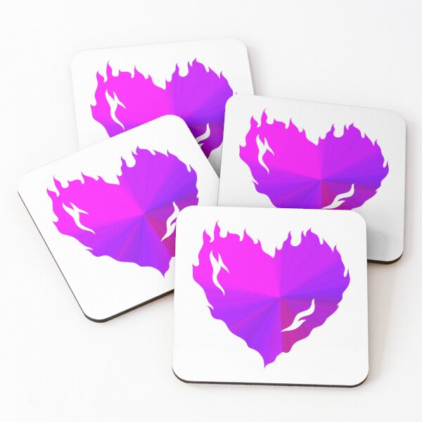 Item preview, The heart is fire - Purple designed and sold by kaioseni14.