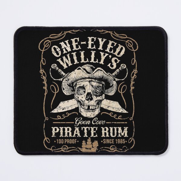 Item preview, One Eyed Willy's Goon Cove Pirate Rum designed and sold by OffWorldTees.