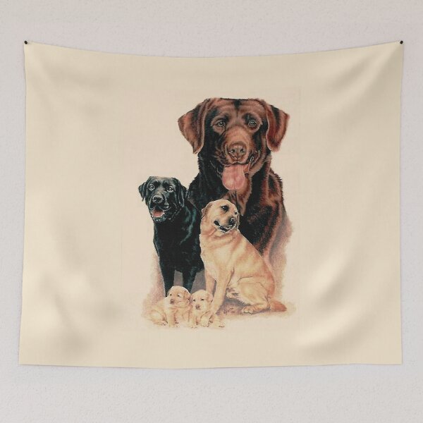 Item preview, Labrador Family Gallimaufry designed and sold by BarbBarcikKeith.