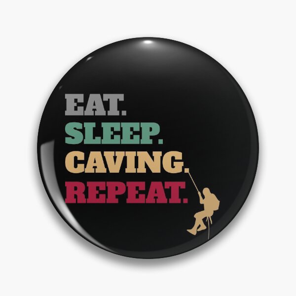 Item preview, Eat Sleep Caving Repeat designed and sold by Salvadax.