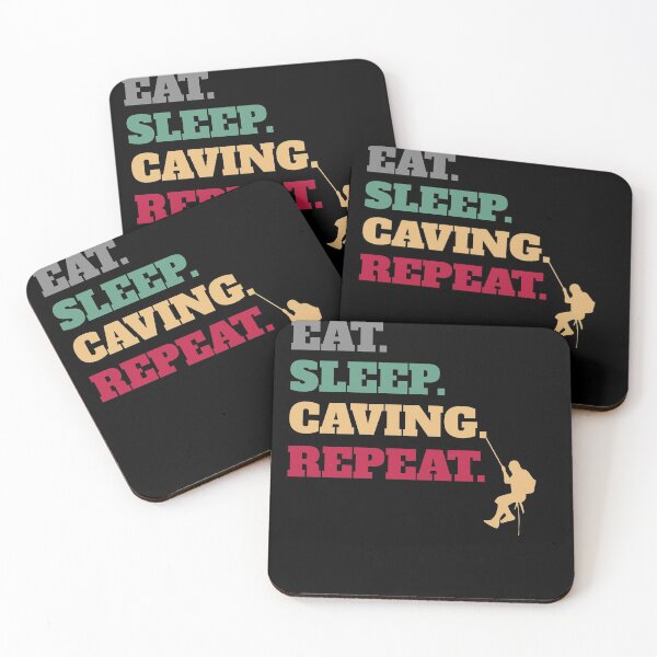 Item preview, Eat Sleep Caving Repeat designed and sold by Salvadax.