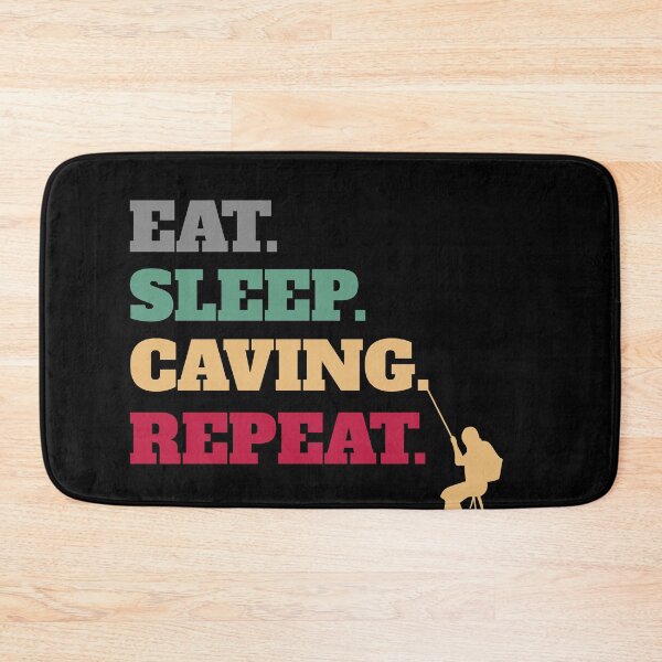 Item preview, Eat Sleep Caving Repeat designed and sold by Salvadax.