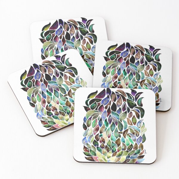 Item preview, Purple Fire Leaves designed and sold by Art by Dorothy Goulet.
