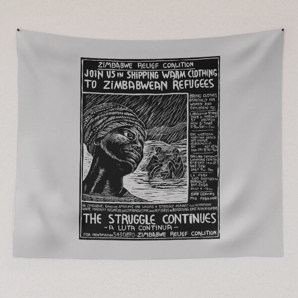 Item preview, Zimbabwe Refugee Rhodesia Bush War Poster #1458 designed and sold by TheAplus.