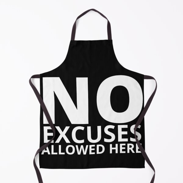 Item preview, NO EXCUSE ALLOWED HERE designed and sold by KingsManKind.