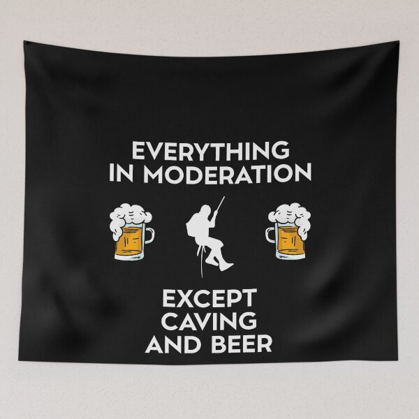 Item preview, Caving Spelunking Potholing And Beer designed and sold by Salvadax.