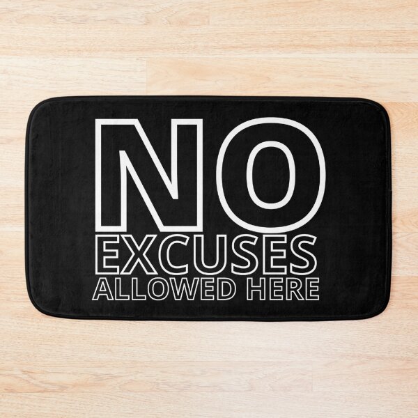 Item preview, NO EXCUSE ALLOWED HERE 2 designed and sold by KingsManKind.