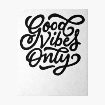 Artikel-Vorschau von Good Vibes Only - weißes Design, designt und verkauft von Alton-Tomvis.