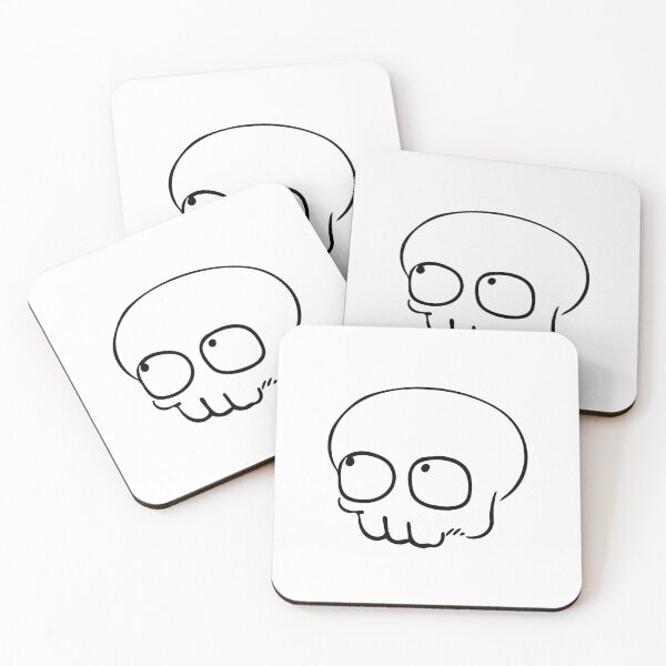 Item preview, Cartoon skull designed and sold by Skydrak91.