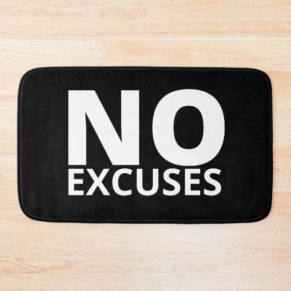 Item preview, NO EXCUSE  designed and sold by KingsManKind.