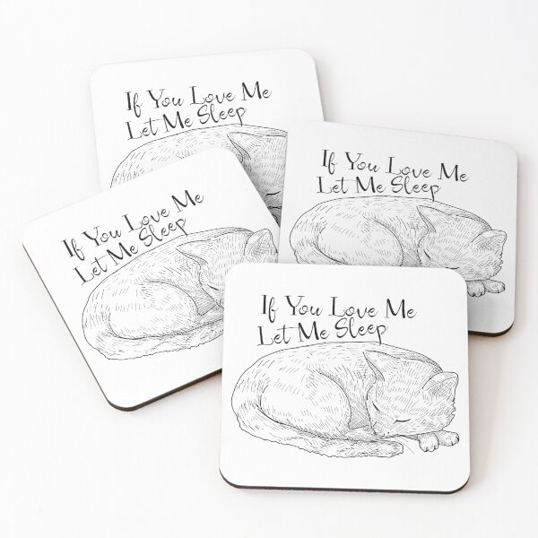 Item preview, Festival Of Sleep Day- Catnap- If You Love  Me  Let Me Sleep designed and sold by NawalMagdy.