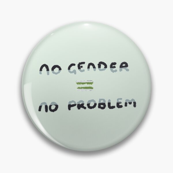 Item preview, No problem (agender) designed and sold by silverxsakura.