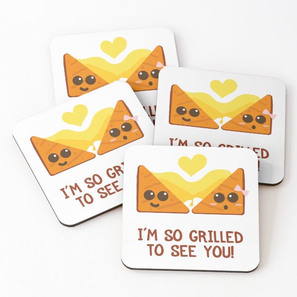 Item preview, Romantic Grilled Cheese | Sandwich Puns | Gift Ideas designed and sold by Fluffy-Vectors.