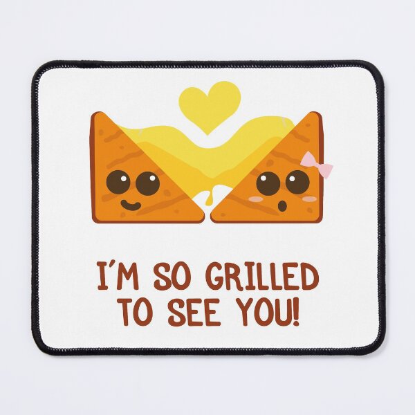 Item preview, Romantic Grilled Cheese | Sandwich Puns | Gift Ideas designed and sold by Fluffy-Vectors.