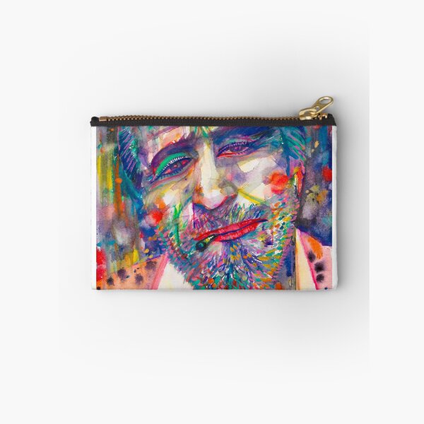 Item preview, CHARLES BUKOWSKI watercolor portrait .4 designed and sold by lautir.