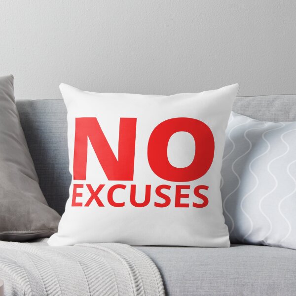 Item preview, NO EXCUSE ALLOWED red designed and sold by KingsManKind.